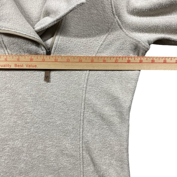 Liv‎ Outdoor Jacket Women Small 1/4 Zip Oatmeal All Season Packable Gorpcore - Picture 8 of 13